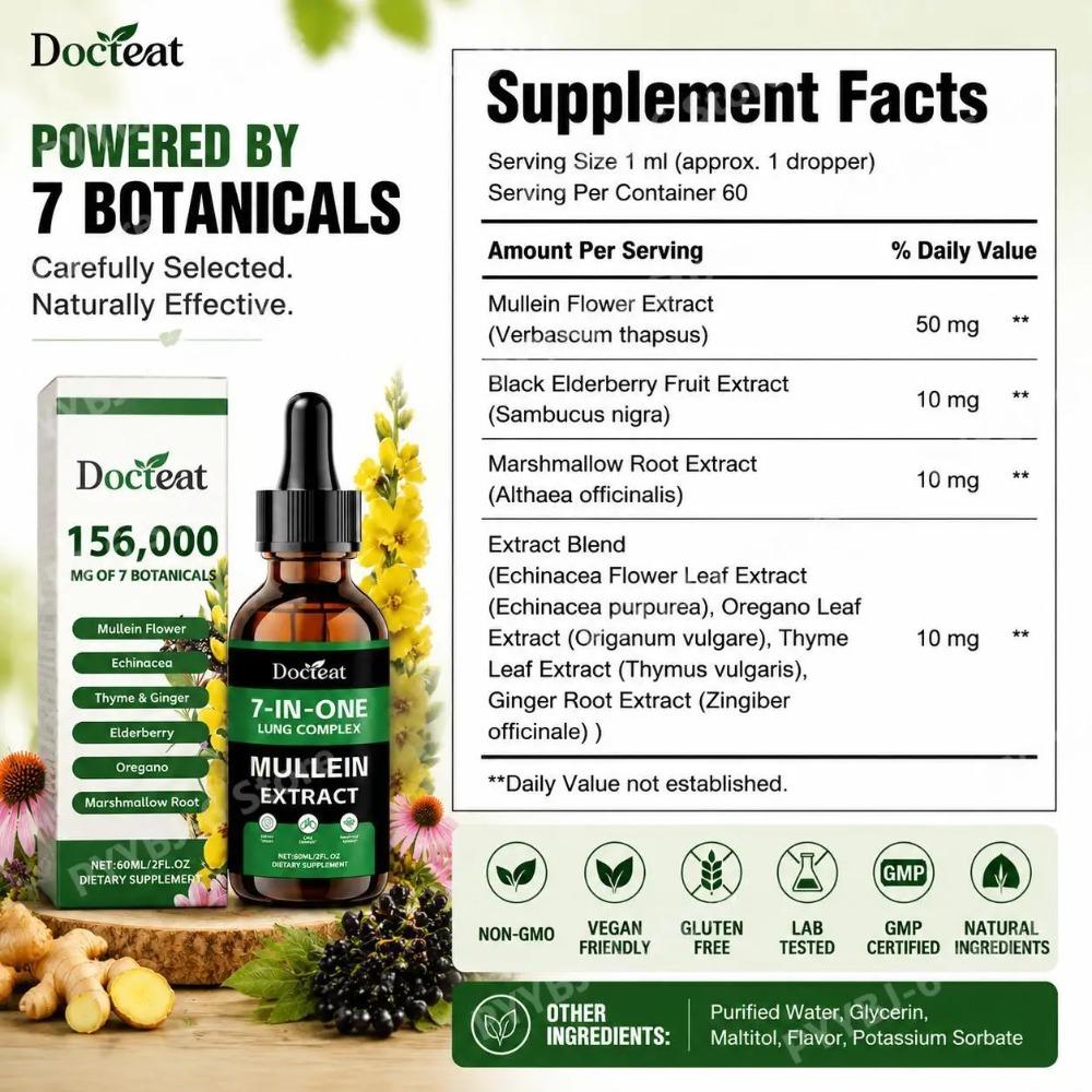 ドクテート 7in1 マルリンエキス液 60ML 植物性ハー - Herbal Wellness のレビューと価格