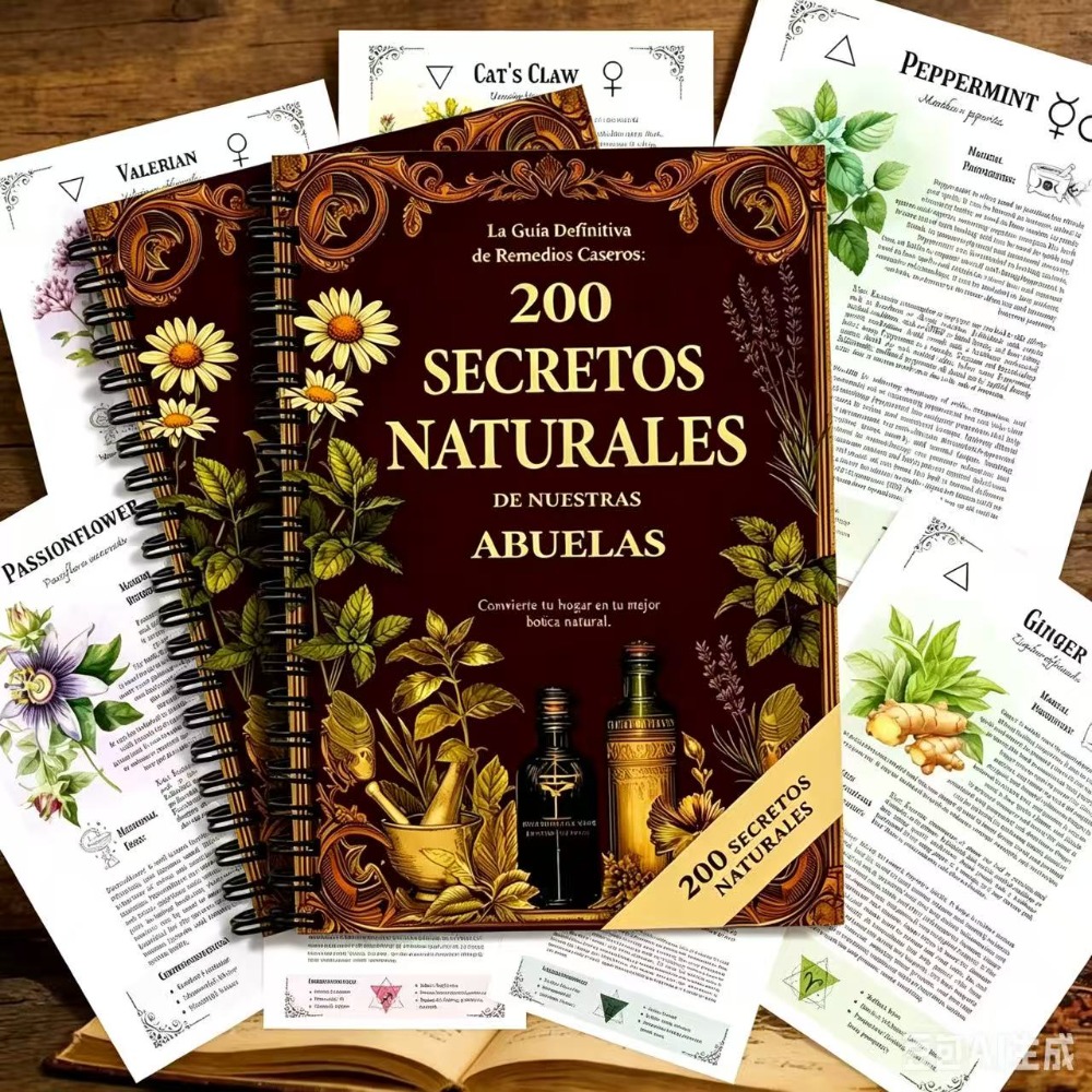 200の自然の秘密 A5 スペインの漢方薬ガイド、おばあちゃ - Herbal Wellness のレビューと価格